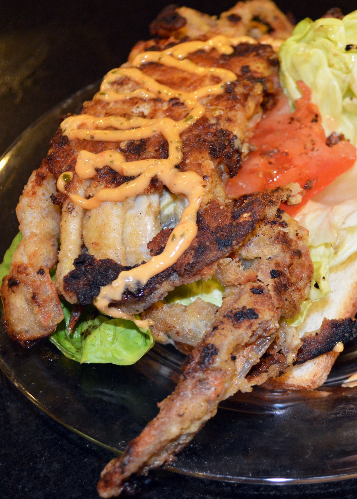 Southern Maryland Kimchi Aioli Softshells