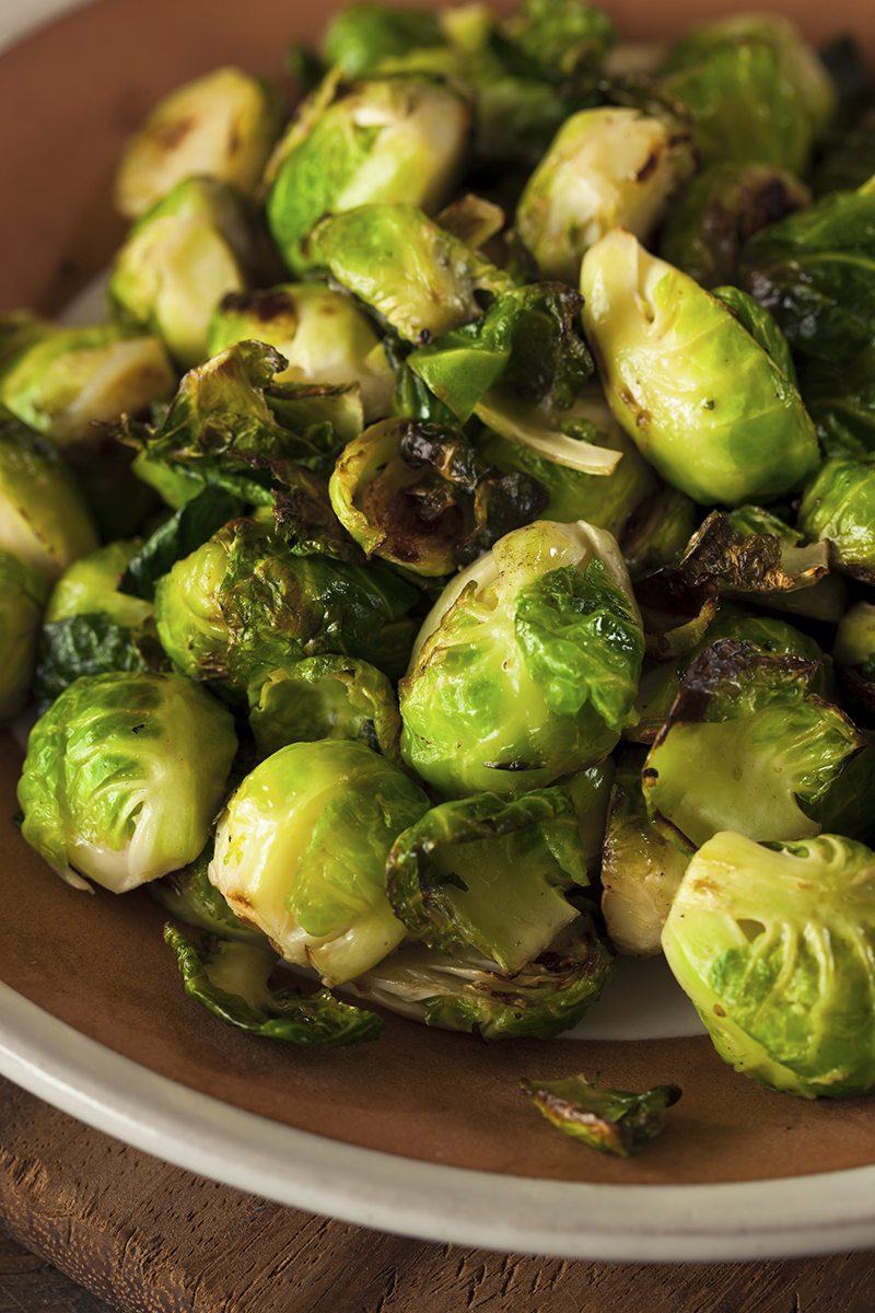 Roasted Brussels Sprouts with Garlic Aioli Tulkoff Food Products
