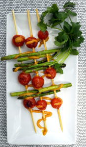 Grilled Tomatoes and Asparagus