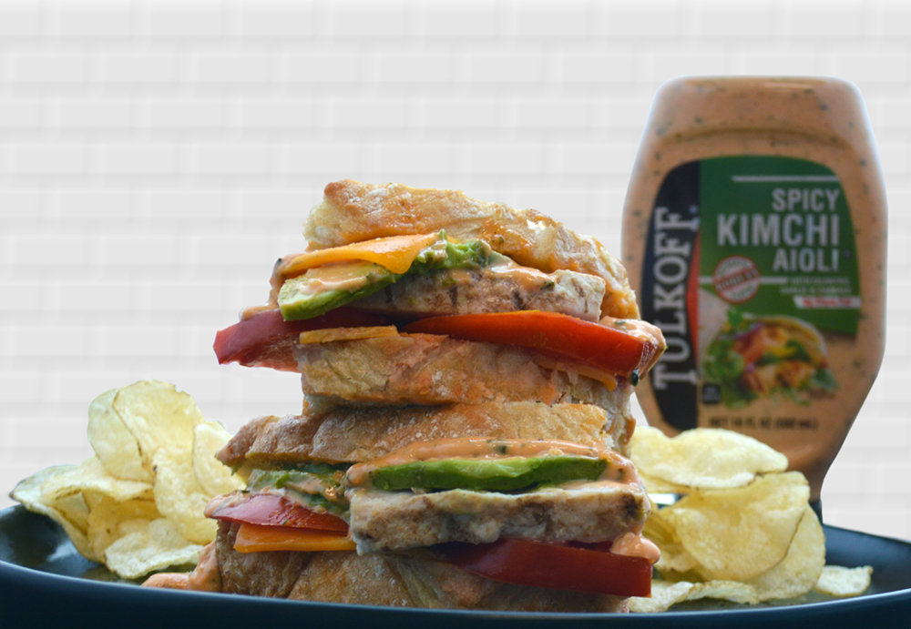 Kimchi Chicken Avocado Panini - Tulkoff Food Products