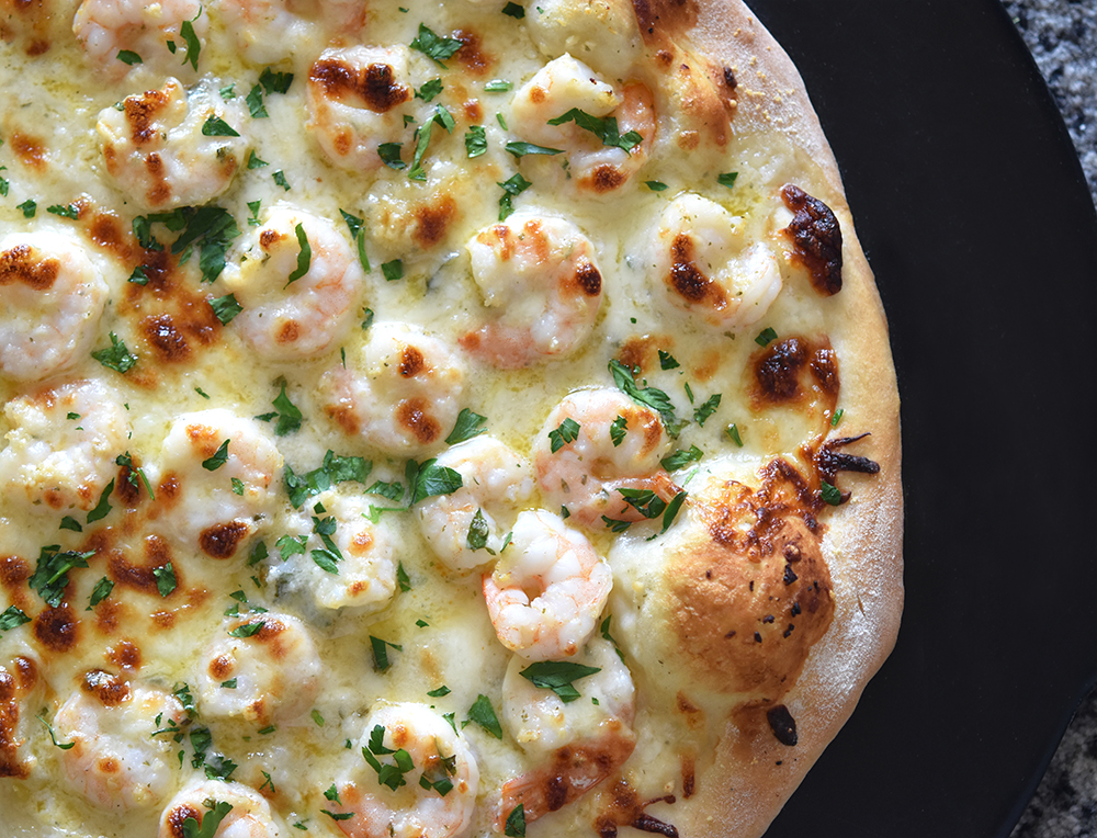 Shrimp Scampi Pizza - Tulkoff Food Products