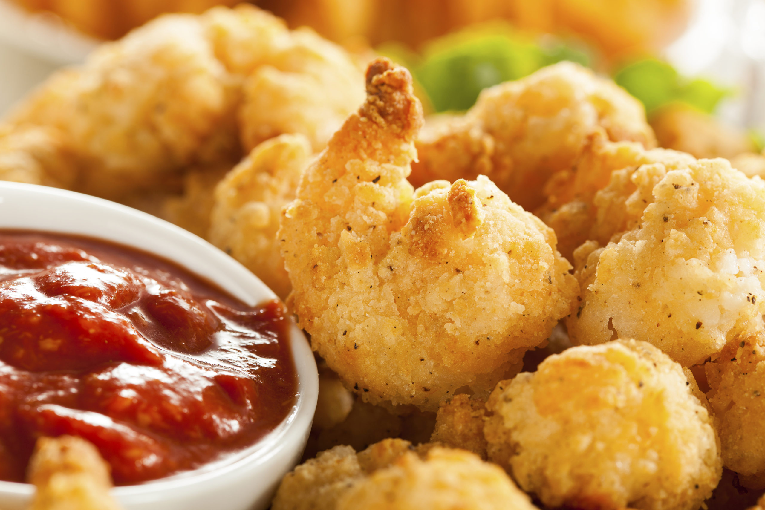 Deep Fried Shrimp with Spicy Cocktail Sauce - Tulkoff Food Products